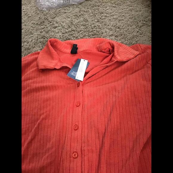 Wild fable Romper, xl, new, coral orange - Picture 3 of 3